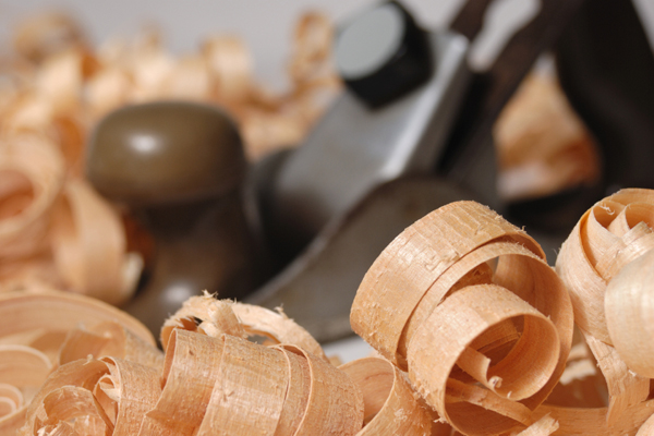 Smoothing plane and shavings