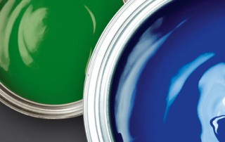 Picture of two tins of micro porous paint