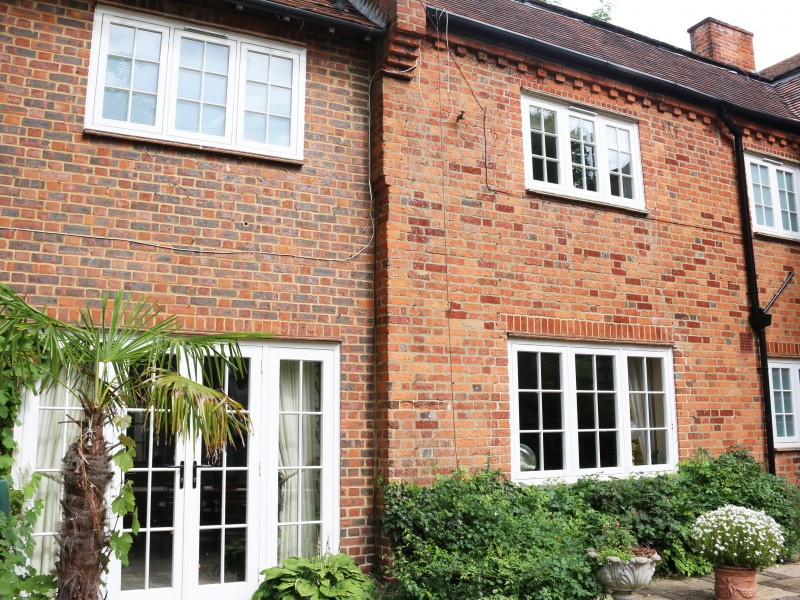 Flush Casements at West Bylands Cottage